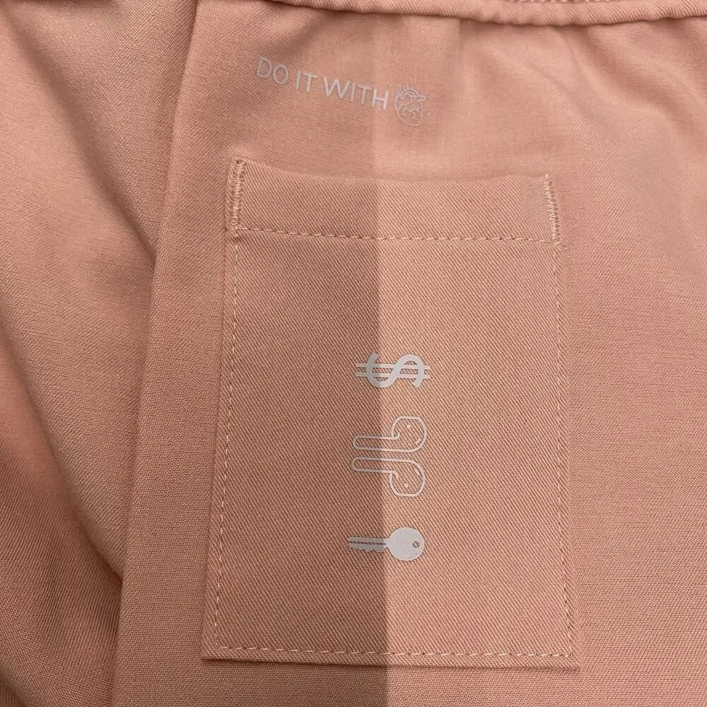 FIGS Tansen Jogger Scrub Pants Men 4XL Pink Sand Drawstring Pockets Po# 5680 NWT